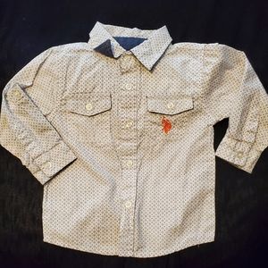 U.S. Polo long sleeved button up shirt